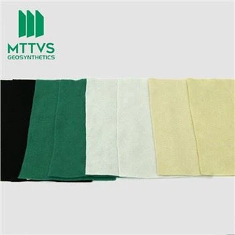 Staple Fibers Jarum Punched Geotekstil Bukan Tenunan