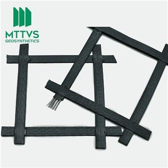Geogrid Plastik Keluli untuk Mengekalkan Dinding