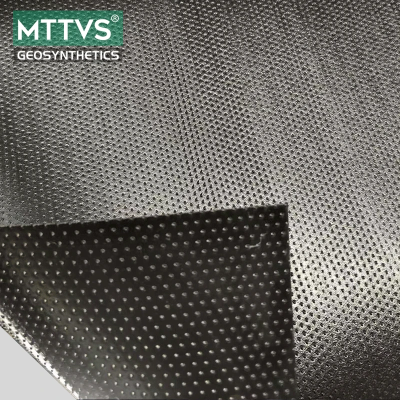 Titik lajur geomembrane bertekstur HDPE
